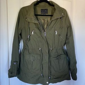 Miss London Jacket Olive Green Size L